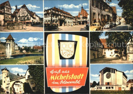 72482660 Michelstadt Markt Brunnen Strassenpartien Fontaene Schloss Kirche Miche - Michelstadt