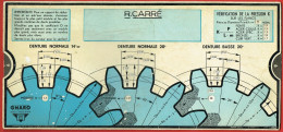 Abaque Omaro - Réglette De Calcul Dentures De Pignons D'engrenages - Modèle T.3 - Edition 1932 - Otros & Sin Clasificación