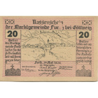 Billet, Autriche, Furth, 20 Heller, Paysage, 1920, 1920-09-30, SPL, Mehl:FS 214c - Austria