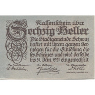 Billet, Autriche, Schwaz, 60 Heller, Montagne, 1920-12-31, SPL, Mehl:FS 983a - Oesterreich