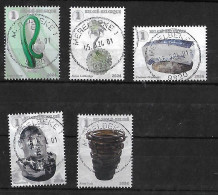 2024 Glas Verre  Centrale Stempel - Used Stamps