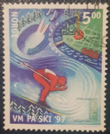Norway 5Kr World Skiing Championships Stamp 1997 - Usati