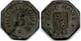 MA 31207 / Mainz 5 Pfennig TTB - Monedas/ De Necesidad