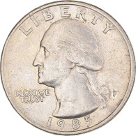 Monnaie, États-Unis, Washington Quarter, Quarter, 1985, U.S. Mint - 1932-1998: Washington