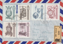 Oostenrijk 1971, Registered Letter Sent To Jülich, Germany , Old Clocks - Storia Postale