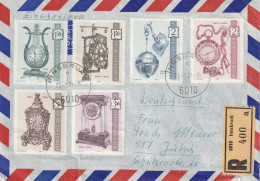 Oostenrijk 1971, Registered Letter Sent To Jülich, Germany , Old Clocks - Lettres & Documents