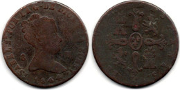 MA 31212 / Espagne - Spain - Spanien 8 Maravedis 1844 TB+ - Eerste Muntslagen