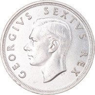 Monnaie, Afrique Du Sud, George VI, 5 Shillings, 1952, Pretoria, TTB+, Argent - Sud Africa