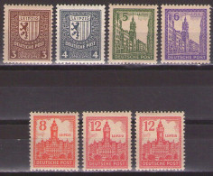 SBZ - Sowjetische Zone - 1945 Mi 151y,156,158-161  MNH** - Used