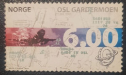 Norway 6Kr Used Stamp Oslo Airport - Oblitérés