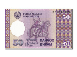 Billet, Tajikistan, 50 Diram, 1999, NEUF - Tadzjikistan