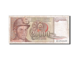 Billet, Yougoslavie, 20,000 Dinara, 1987, 1987-05-01, TB - Jugoslavia