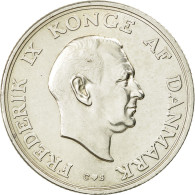 Monnaie, Danemark, Frederik IX, 2 Kroner, 1958, Copenhagen, SPL, Argent, KM:845 - Dinamarca