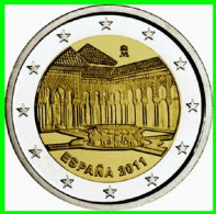 ESPAÑA MONEDA DEL AÑO 2011 - BU !!! OFICIAL !!! 2 EUROS S/C ALHAMBRA DE GRANADA - España