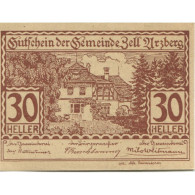 Billet, Autriche, Zell Arzberg, 30 Heller, Ferme 1920-12-31, SPL, Mehl:FS 1273a - Oesterreich