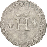 Monnaie, France, Gros De Nesle, 1550, Paris, TB, Argent, Sombart:4456 - 1547-1559 Henry II