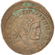 Monnaie, Constantin II, Nummus, Lyon, TTB+, Cuivre, RIC:254 - L'Empire Chrétien (307 à 363)