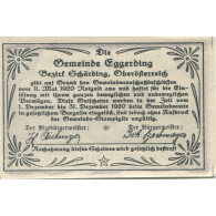 Billet, Autriche, Eggerding, 30 Heller, Château 1920-12-31, SPL, Mehl:FS 166a - Austria