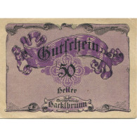 Billet, Autriche, Brunn, 50 Heller, Blason 1920-12-31, SPL Mehl:FS 323IIc - Autriche