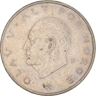 Monnaie, Norvège, Olav V, Krone, 1976, TTB, Cupro-nickel, KM:419 - Norwegen