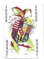 Carte-jeu, JOKER, Blason - La Poste France 'tout Pour Vous Partout' - Publicité Logo PTT Années 70-80 - Cartes à Jouer Classiques