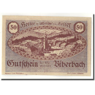 Billet, Autriche, Biberbach, 50 Heller, Paysage, SPL, Mehl:86 IIc - Oesterreich