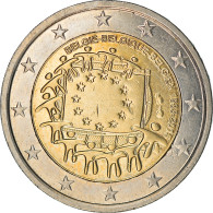 Belgique, 2 Euro, Drapeau Européen, 2015, Bruxelles, SPL, Bi-Metallic - Belgio