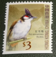 Hong Kong China - Michel - 1397 - 2006 - Postfris - Not Used - Birds - Pycnonotus Jocosus (Roodoorbuulbuul) - Unused Stamps