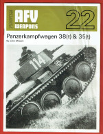 Profile AFV Weapons - Panzerkampfwagen 38 (t) & 35 (t) - Véhicules Blindés & Chars D'assauts - Novembre 1970 - Veicoli