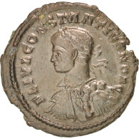 Monnaie, Constantius II, Follis, Trèves, TTB+, Cuivre, RIC:464 Var. - L'Empire Chrétien (307 à 363)