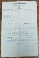 Cie ELECTRO MECANIQUE DU HAVRE CERTIFICAT Le 25 JANVIER 1945 Saint Laurent De Brevedent - Documenti