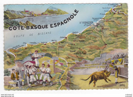 Vers CIBOURE St Jean De Luz Côte Basque D'Espagne Golfe De Biscaye Corrida St Sébastien Illustrateur André Marcy - Ciboure