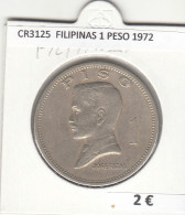 CR3125 MONEDA FILIPINAS 1 PESO 1972 MBC - Other - Asia