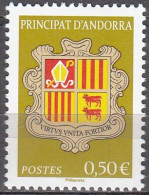 Andorre Français 2023 Armoire 0,50 € Neuf ** - Unused Stamps