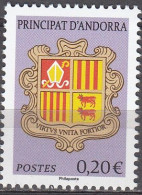 Andorre Français 2023 Armoire 0,20 € Neuf ** - Unused Stamps