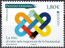 Andorre Français 2023 Europa CEPT Paix Neuf ** - Unused Stamps