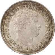 Monnaie, États Italiens, NAPLES, Ferdinando II, 5 Grana, 1838, SUP+, Argent - Nápoles & Sicile