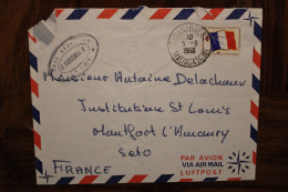 1966 FM Madagascar France Cover Franchise Militaire Base Aérienne Pour Montfort L'Amaury - Covers & Documents