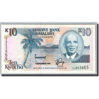 Billet, Malawi, 10 Kwacha, 1992, 1992-09-01, KM:25b, NEUF - Malawi