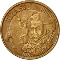 Monnaie, Brésil, 10 Centavos, 2010, TTB+, Bronze Plated Steel, KM:649.2 - Brazilië