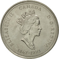 Monnaie, Canada, Elizabeth II, 25 Cents, 1992, Royal Canadian Mint, Ottawa, SUP - Canada