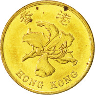 Monnaie, Hong Kong, Elizabeth II, 50 Cents, 1997, SUP, Brass Plated Steel, KM:68 - Hong Kong
