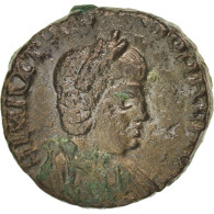 Monnaie, Theodora, Nummus, Trèves, TTB, Cuivre, RIC:56 - L'Empire Chrétien (307 à 363)