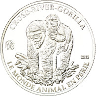 Monnaie, Cameroun, Cross-River-Gorilla, 1000 Francs, 2012, FDC, Argent, KM:58 - Camerún