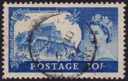 GREAT BRITAIN 1955 10/- Edinburgh Sc#311 - USED @V026 - Used Stamps