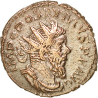 Monnaie, Postume, Antoninien, TTB, Billon, RIC:57 - L'Anarchie Militaire (235 à 284)