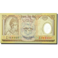 Billet, Népal, 10 Rupees, NEUF - Népal