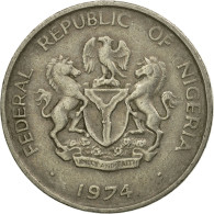 Monnaie, Nigéria, Elizabeth II, 5 Kobo, 1974, TB+, Copper-nickel, KM:9.1 - Nigeria