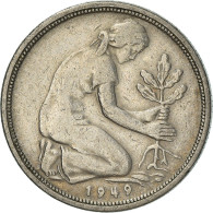 Monnaie, République Fédérale Allemande, 50 Pfennig, 1949, Munich, TTB+ - 50 Pfennig