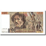 Billet, France, 100 Francs, 1980, 1980, TTB+, Fayette:69.4a), KM:154b - 100 F 1978-1995 ''Delacroix''